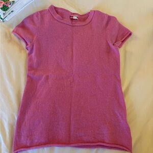 Jcrew 100% cashmere short sleeve shirt